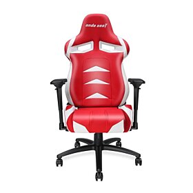 Andaseat Andrade E-sports Golden Eagle Computer Gaming Chair  - Red / White | AD3-01-RW-PV
