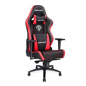 Anda Seat Spirit King Series High Back Ergonomic Computer Office Chair E-Sports Chair with Adjustable Headrest and Lumbar Support - Black/Red | AD4XL-05-BR-PV