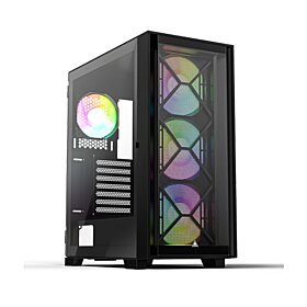 Montech Air 1000 Premium RGB Mid-Tower Gaming Case - Black | AIR-1000-PREMIUM-B