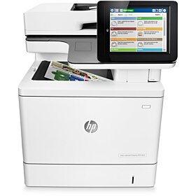 HP Color LaserJet Enterprise MFP M577f All-in-One Laser Printer - White | B5L47A