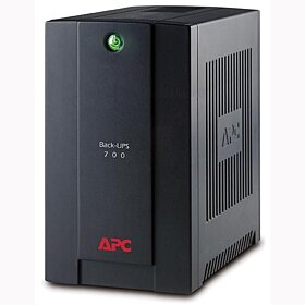APC Back-UPS BX Uninterruptible Power Supply 700VA AVR, 4 Outlets IEC-C13, USB, Shutdown Software | BX700UI
