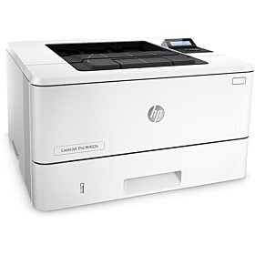 HP LaserJet Pro M402n Black And White Monochrome Laser Printer - White | C5F93A