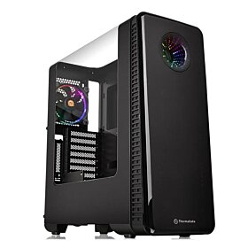 Thermaltake View 28 RGB Riing Edition Gull-Wing Window ATX Mid-Tower Chassis - Black | CA-1H2-00M1WN-01