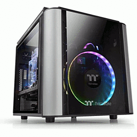 Thermaltake Level 20 VT Gaming Micro ATX Case (Black) | CA-1L2-00S1WN-00