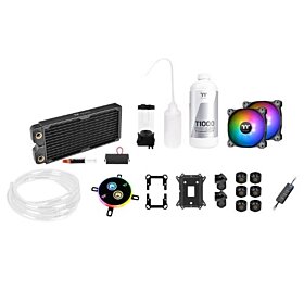 Thermaltake Pacific C240 DDC Soft Tube Water Cooling Kit |  CL-W249-CU12SW-A