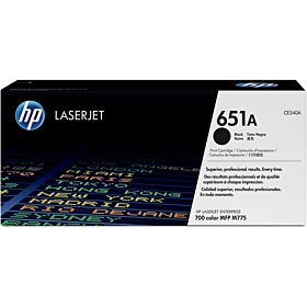 HP 651A LaserJet Toner Cartridge - Black | CE340A