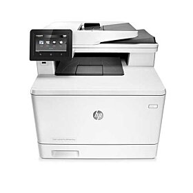 HP Color LaserJet Pro MFP M477fdw Multifunction Wireless Color Laser Printer with Duplex Printing - White | CF379A