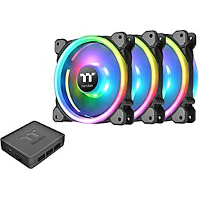 Thermaltake Riing Trio 12 LED RGB Radiator Fan TT Premium Edition (3-Fan Pack) | CL-F072-PL12SW-A