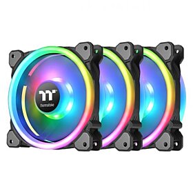 Thermaltake Riing Trio 14 RGB Radiator Fan, USB 2.0 connectors (9 Pin), Fan Rated Voltage 12 V & 5V, Hydraulic Bearing | CL-F077-PL14SW-A