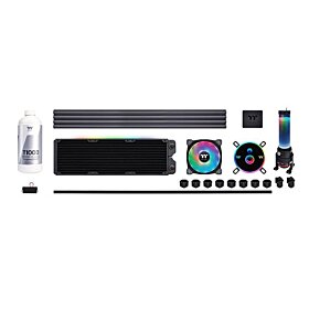 Thermaltake Pacific CL360 Max D5 Hard Tube Water Cooling Kit - Black | CL-W259-CU00SW-A