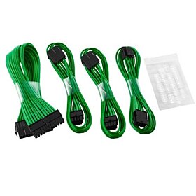 CableMod Basic ModFlex Cable Extension Kit - Dual 6+2 Pin Series - Green | CM-CAB-BKIT-D62KG-R-D