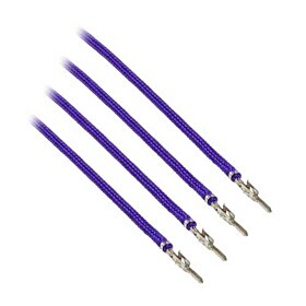 CableMod ModFlex Sleeved Wires - Purple 8 inch - 4 Pack | CM-MSW-8P-4-R-D