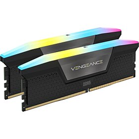 Corsair VENGEANCE RGB DDR5 64 (2 x 32GB) Memory Kit - Black | CMH64GX5M2B6000C38