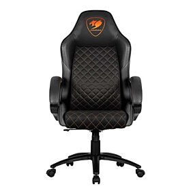 Cougar Fusion High-Comfort Gaming Chair - Black