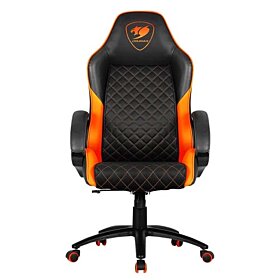 Cougar Fusion High-Comfort Gaming Chair - Black / Orange