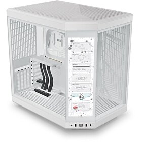 HYTE Y70 Touch Mid-Tower With Dual Chamber Mid-Tower ATX Case - White | CS-HYTE-Y70-WW-L