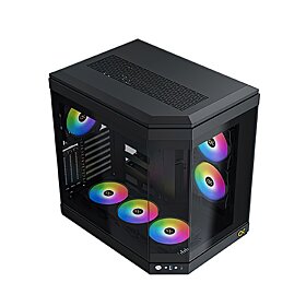 XIGMATEK CUBI ATX RGB Tower Gaming Case - Black | EN41921