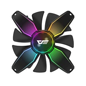Aigo darkFlash Talon Frameless Gaming System Fan 120mm 12cm Case Cooling Fan Ultra Quiet High Airflow for PC Cases CPU Coolers Radiators System | Darkflash Talon RGB Case Fan