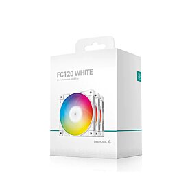 DeepCool FC120 3in1 RGB Fans - White | R-FC120-WHAMN3-G-1