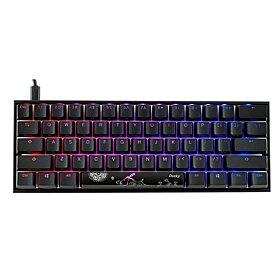 Ducky One 2 Mini Mecha Aluminium Cherry MX Red RGB Switch Mechanical Keyboard - Black | DKME1961ST-RUSPDAAT1
