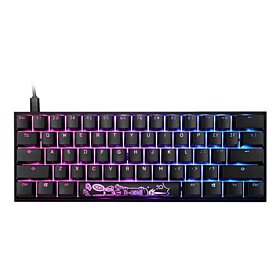 Ducky Mecha Mini RGB LED 60% Mechanical Keyboard with Cherry MX Blue Switches - Black | DKME2061ST-CUSPDAAT1