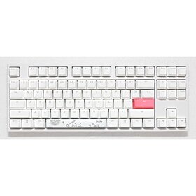 Ducky One 2 TKL Cherry Silent Red RGB White Switch Gaming Mechanical Keyboard - White | DKON1787ST-SUSPDWWT1