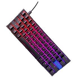Ducky One 2 Mini Cherry Blue RGB White Switch English/Arabic Gaming Keyboard - Black | DKON2061ST- CARALWWT1