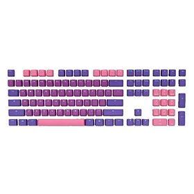 Ducky 108 Key PBT Seamless 3 Color keycaps Set Doubleshot Gaming Keyboard - Ultra Violet | DKSA108-USPDZZZOU