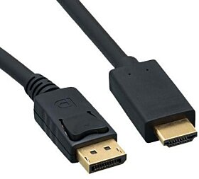 Kongda DP to HDMI Cable - 3 Meter