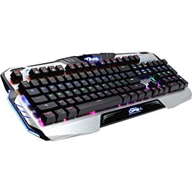 E-Blue EKM729 OPS XL Full Metal Pro-Mechanical RGB USB Wired Gaming Keyboard - Black | EKM729BGUS-IU