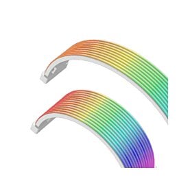 Xigmatek ICover II MB 24P ARGB LED PSU Cable Cover Kit - White | EN45790