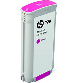 HP 728 130-ml Magenta DesignJet Ink Cartridge | F9J66A