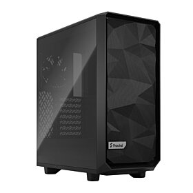 Fractal Meshify 2 Compact Light Tempered Glass Gaming Case - Black | FD-C-MES2C-03