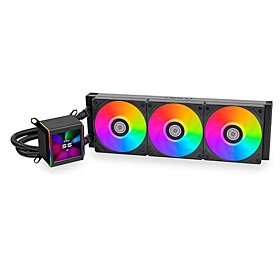 Lian Li Galahad II 360 LCD RGB Fan Liquid CPU Cooler – Black | GA2ALCD36B