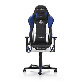 Dxracer Racing Playstation Gaming Chair - Black / Blue / White | GC-R90-INW-Z1