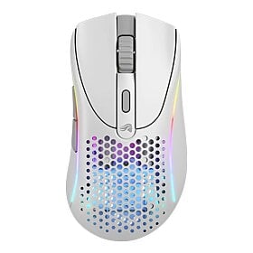 Glorious Model D 2 Wireless Optical RGB Gaming Mouse - White | GLO-MS-DWV2-MW