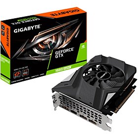 Gigabyte NVIDIA GeForce GTX 1660 SUPER 6GB MINI ITX OC Turing Graphics Card, 1408 Cores, 1800MHz Boost - Black | GV-N166SIXOC-6GD