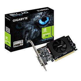 Gigabyte GeForce GT 710 2GB Graphic Cards and Support PCI Express 2.0 X8 Bus Interface - Black | GV-N710D5-2GL