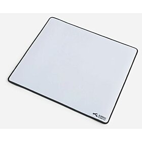 Glorious XL 16"x18" Gaming Mouse Pad, Stitched Edges, High-Quality Construction, Machine Washable - White | GW-XL