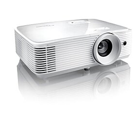 Optoma Amazing 1080p Home Cinema Projector with 3400 Lumens, Ideal for Indoor Or Outdoor Movies, Sports and Gaming - White | HD27E