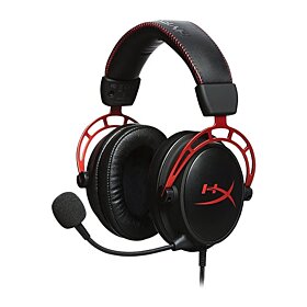 HyperX Cloud Alpha Gaming Headset - Black / Red | HX-HSCA-RD/AM