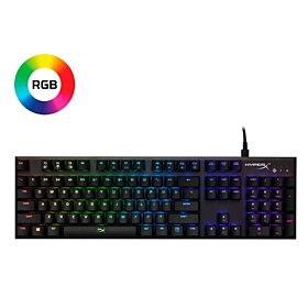 HyperX Alloy FPS Controlled Light & Macro Customization Silver Speed Switches RGB LED backlit RGB Mechanical Gaming Keyboard | HX-KB1SS2-US