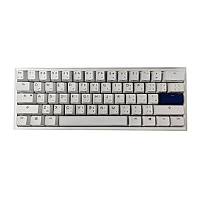 Ducky One 2 Mini Cherry Speed Silver RGB Switch English/Arabic Gaming Keyboard - White | DKON2061ST- PARALAZT1