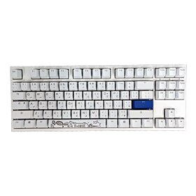 Ducky One 2 TKL Cherry Blue RGB White Switch Gaming Mechanical Keyboard Eng/Arabic - White