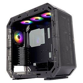 In Win Tempered Glass Mid-Tower Case - Phantom Black | IW-CS-AIRFORCE-PHT