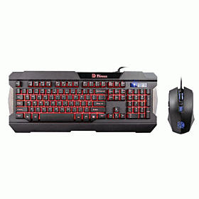 Thermaltake Commander Keyboard & Mouse Combo | KB-CCM-PLBLUS-01