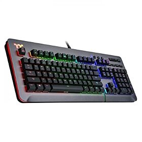 Thermaltake Level 20 RGB Titanium Edition Cherry MX Blue Mechanical Gaming Keyboard  |  KB-LVT-BLSRUS-01
