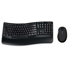 Microsoft Sculpt Comfort Desktop Keyboard And Mouse - Black | L3V-00018
