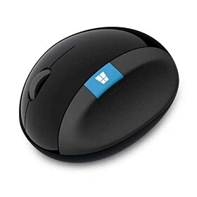 Microsoft Sculpt Ergonomic Wireless Mouse - Black | L6V-00004