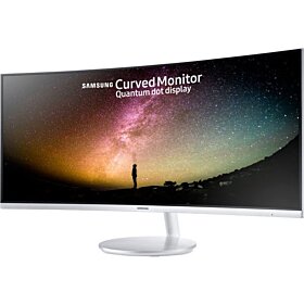 Samsung 34 inch Full HD 4K Curved 100Hz 4ms with Quantum Dot Technology Gaming Monitor - White | LC34F791WQM